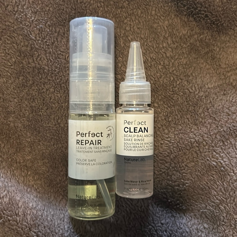 NatureLab Tokyo Perfect Repair leave-in Treatment & Perfect Clean Scalp Rinse